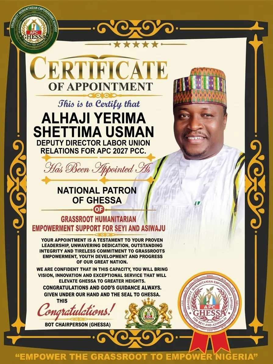 Alhaji Yerima Shettima Usman